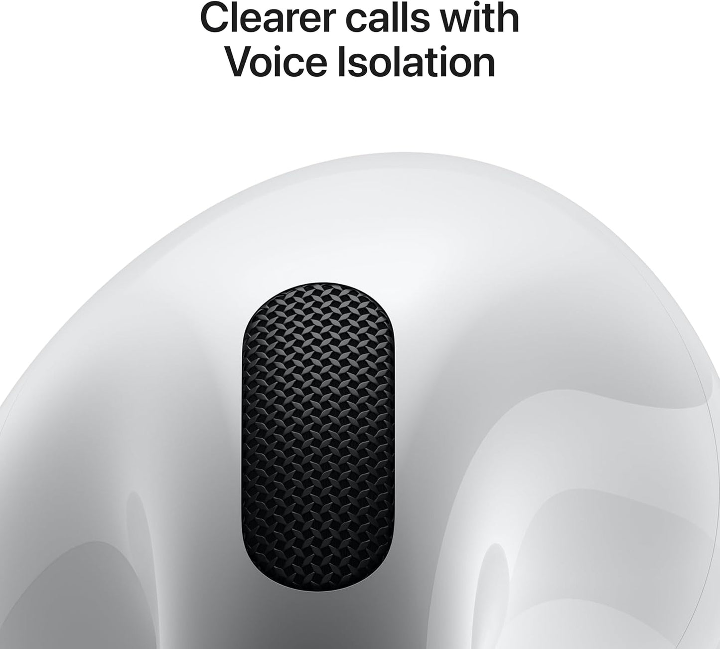 Apple AirPods 4 Wireless Earbuds, Bluetooth Headphones, Personalized Spatial Audio, Sweat and Water Resistant, USB-C Charging Case, H2 Chip, Up to 30 Hours of Battery Life with AppleCare+ (2 Years)