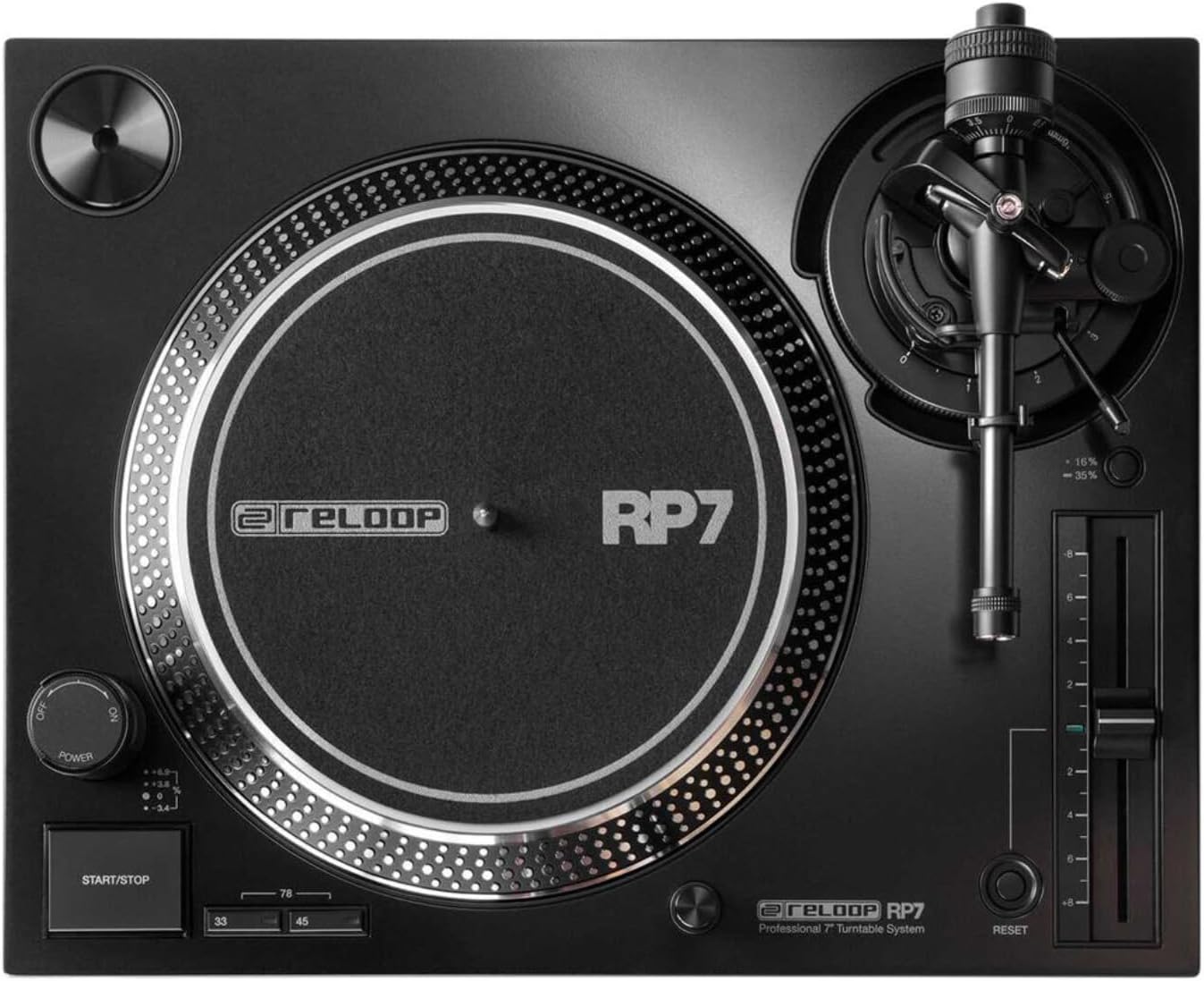 Reloop Rp 7 7 Inch Vinyl Turntable with High Fidelity Desktop (2 Items)