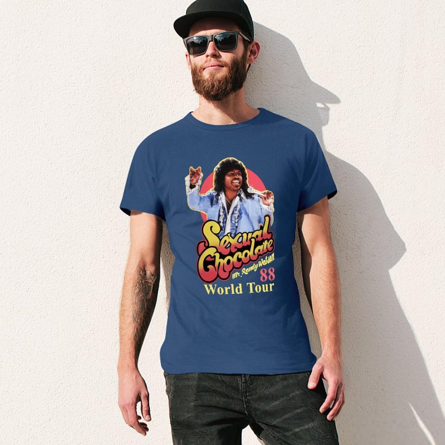 Men 80s Movie Cotton Shirt