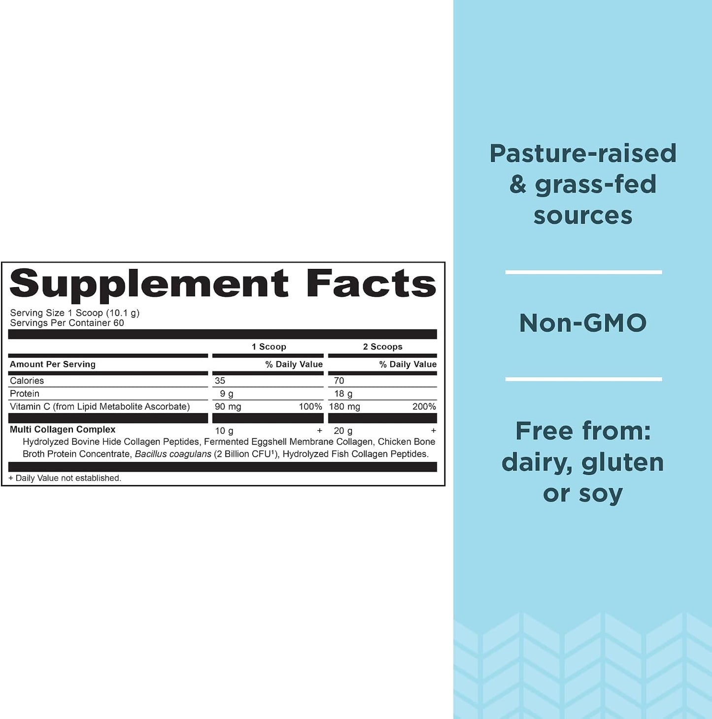 Ancient Nutrition Collagen Peptides Powder, Multi Collagen Protein, Women & Men, Vitamin C, Probiotics, Hydrolyzed Collagen, Supports Skin, Joints, Gut Health, Unflavored (40 Servings)