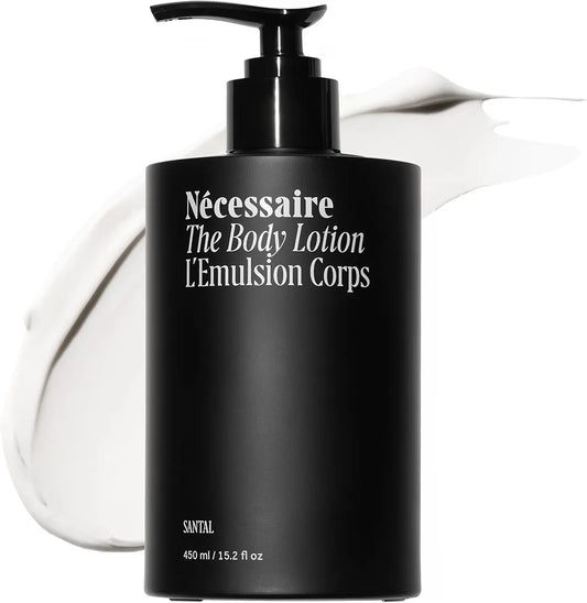 Nécessaire The Body Lotion – Santal, Multi-Peptide Firming Moisturizer with 2.5% Niacinamide, 450ml