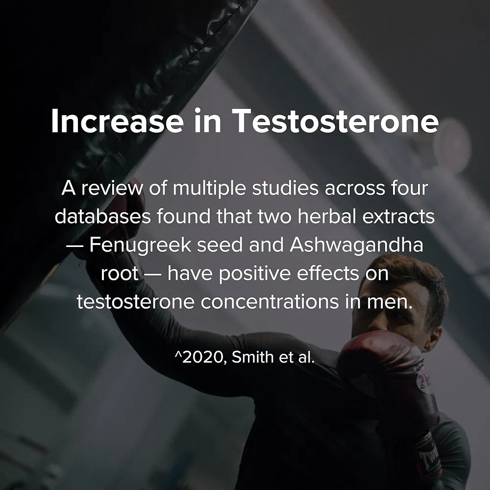 Peak Potential 12-in-1 Testosterone Support for Men – Fenugreek, Ashwagandha & Tongkat Ali – Natural Strength, Energy & Muscle Builder – 90 Capsules