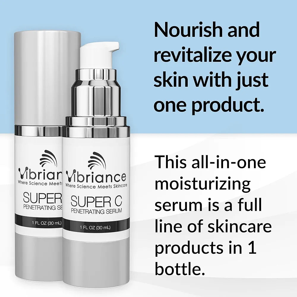 Vibriance Super C Serum: All-in-One Vitamin C Anti-Aging Treatment for Mature Skin, 1 fl oz