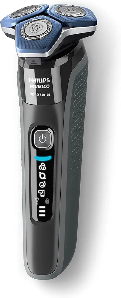 Philips Norelco Shaver 7200 Rechargeable Wet & Dry Electric Shaver with SenseIQ Technology and Pop-up Trimmer (Model S7887/82)