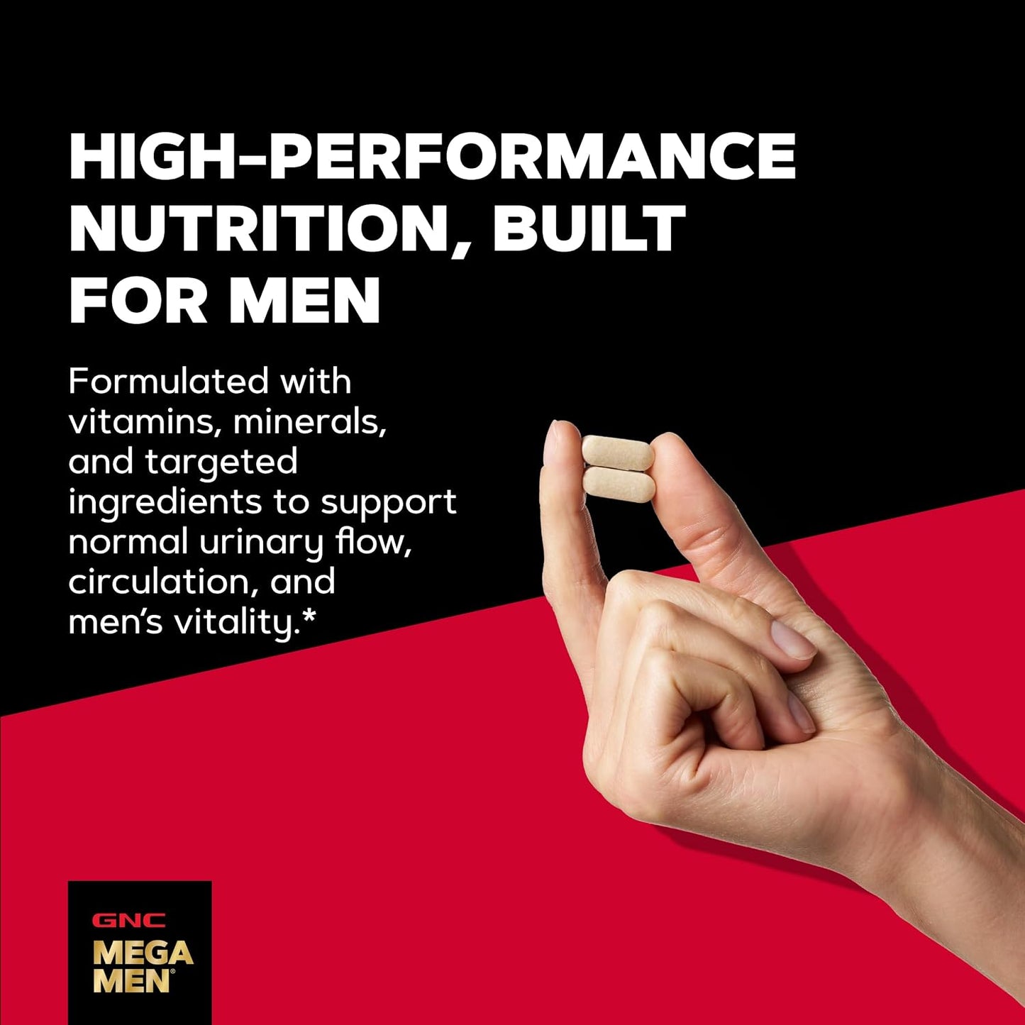 GNC Mega Men Prostate and Virility Multivitamin for Men, Supports Optimal Sexual Health and Prostate Health, 90 Count