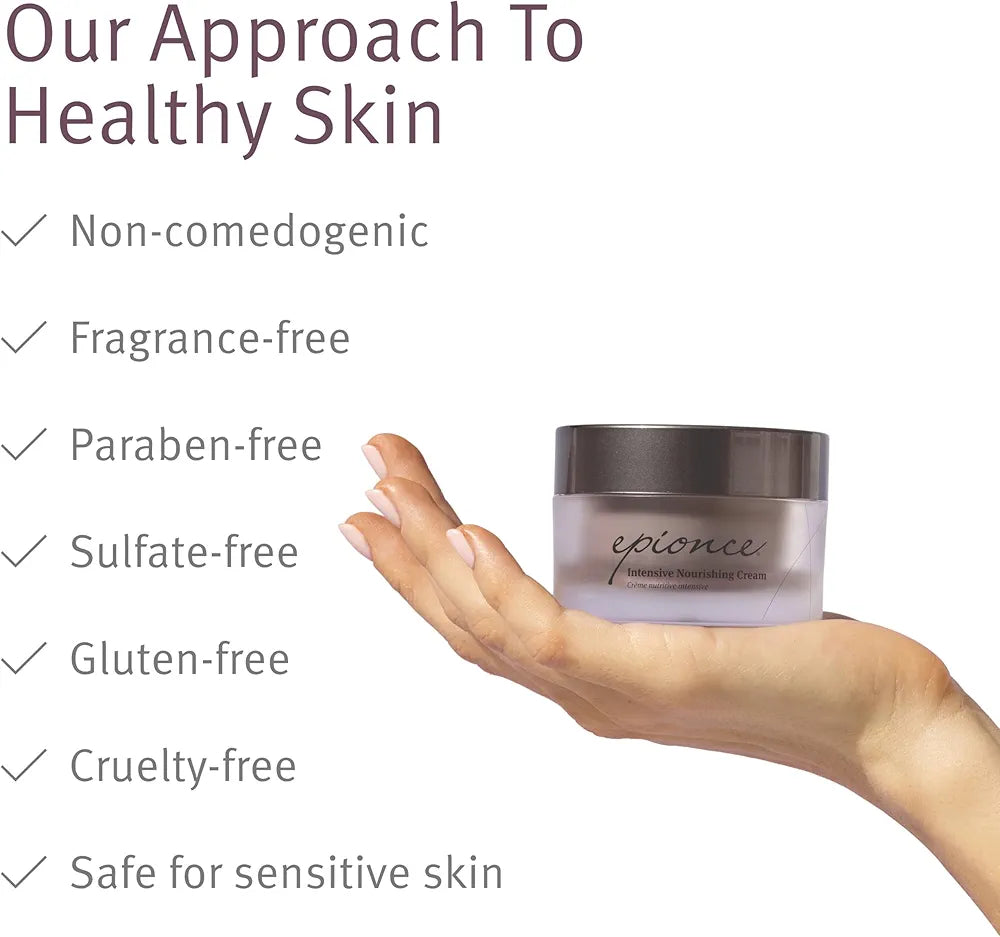 Epionce Intensive Nourishing Cream – Rich Anti-Aging Moisturizer for Face, Neck & Décolletage | Ceramides, Glycerin & Squalene | Targets Fine Lines, Dark Spots & Dryness | Dermatologist Skincare