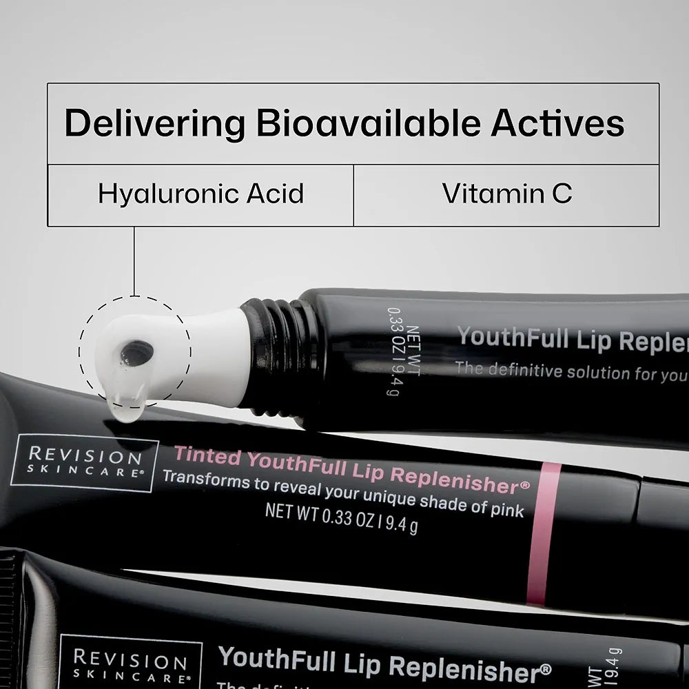 Revision Skincare YouthFull Lip Replenisher: Anti-Aging Hyaluronic Acid Moisturizing & Volumizing Lip Plumper