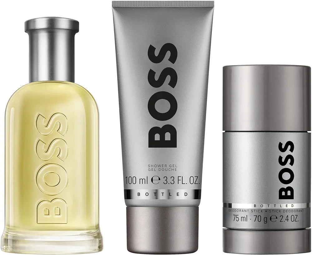 Hugo Boss Boss Bottled Eau de Toilette 3-Piece Fragrance Gift Set for Men