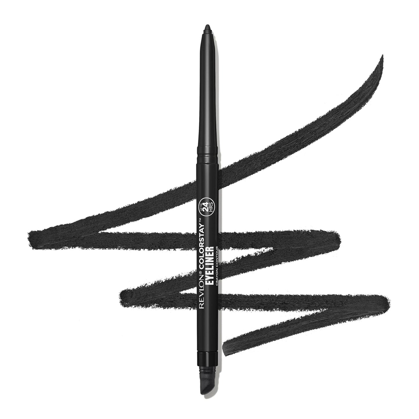 Revlon ColorStay Pencil Waterproof Eyeliner, Smudge-Proof, Eye Makeup with Built-In Sharpener, Long-Lasting, Matte Finish, 202 Black Brown, 0.01 oz | Waterproof pencil eyeliner with built-in sharpener. Smudge-proof, long-lasting, intense matte color.