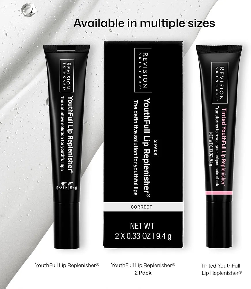 Revision Skincare YouthFull Lip Replenisher: Anti-Aging Hyaluronic Acid Moisturizing & Volumizing Lip Plumper