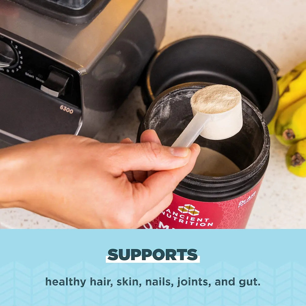 Ancient Nutrition Collagen Powder Protein, Multi Collagen Protein, Hydrolyzed Collagen Peptides Supports Skin and Nails, Joint Supplement 