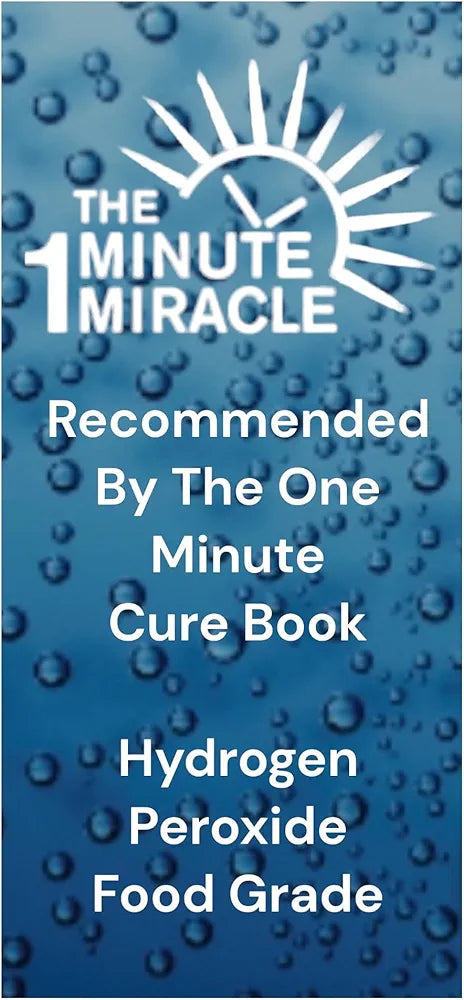 12% Hydrogen Peroxide Medical Food Grade - 12 oz Bottle - Recommended By The One Minute Cure Book. Our Brand OMM is the Choice By Professional, Alternative Medicine, and Homeopathic Communities.