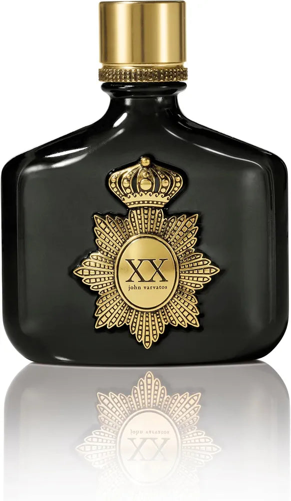 John Varvatos XX Elixir Eau de Parfum Spray for Men, 2.5 fl oz - Amber Leather Scent with Rum and Davana Essence