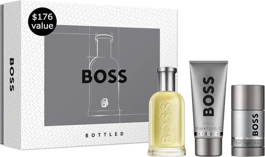 Hugo Boss Boss Bottled Eau de Toilette 3-Piece Fragrance Gift Set for Men