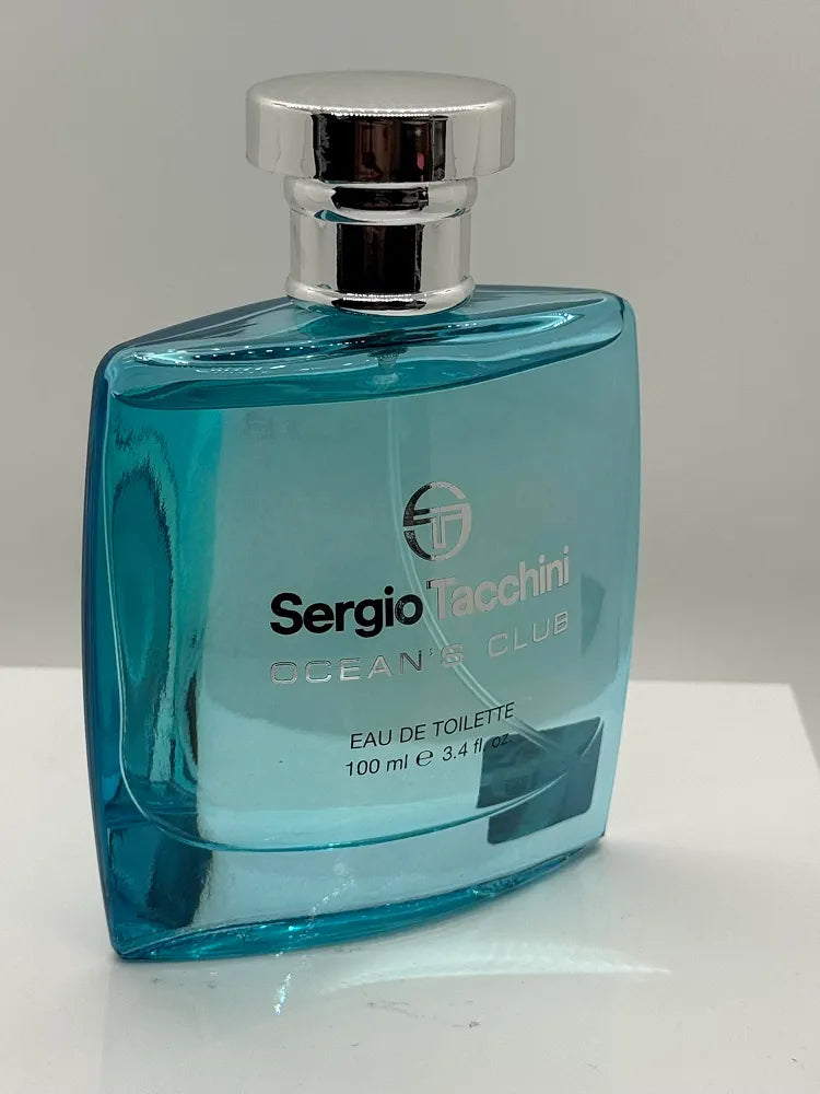 Sergio Tacchini Ocean's Club Eau de Toilette Cologne Spray for Men, 3.4 oz