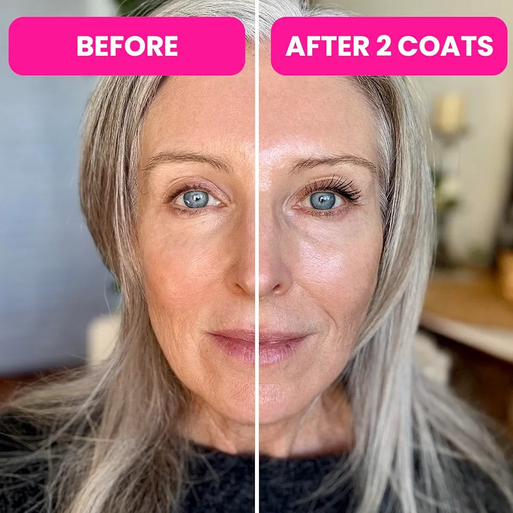 Prime Prometics PrimeLash Volumizing Mascara for Mature Women - Hypoallergenic, Long-Stay, Clump-Free Length