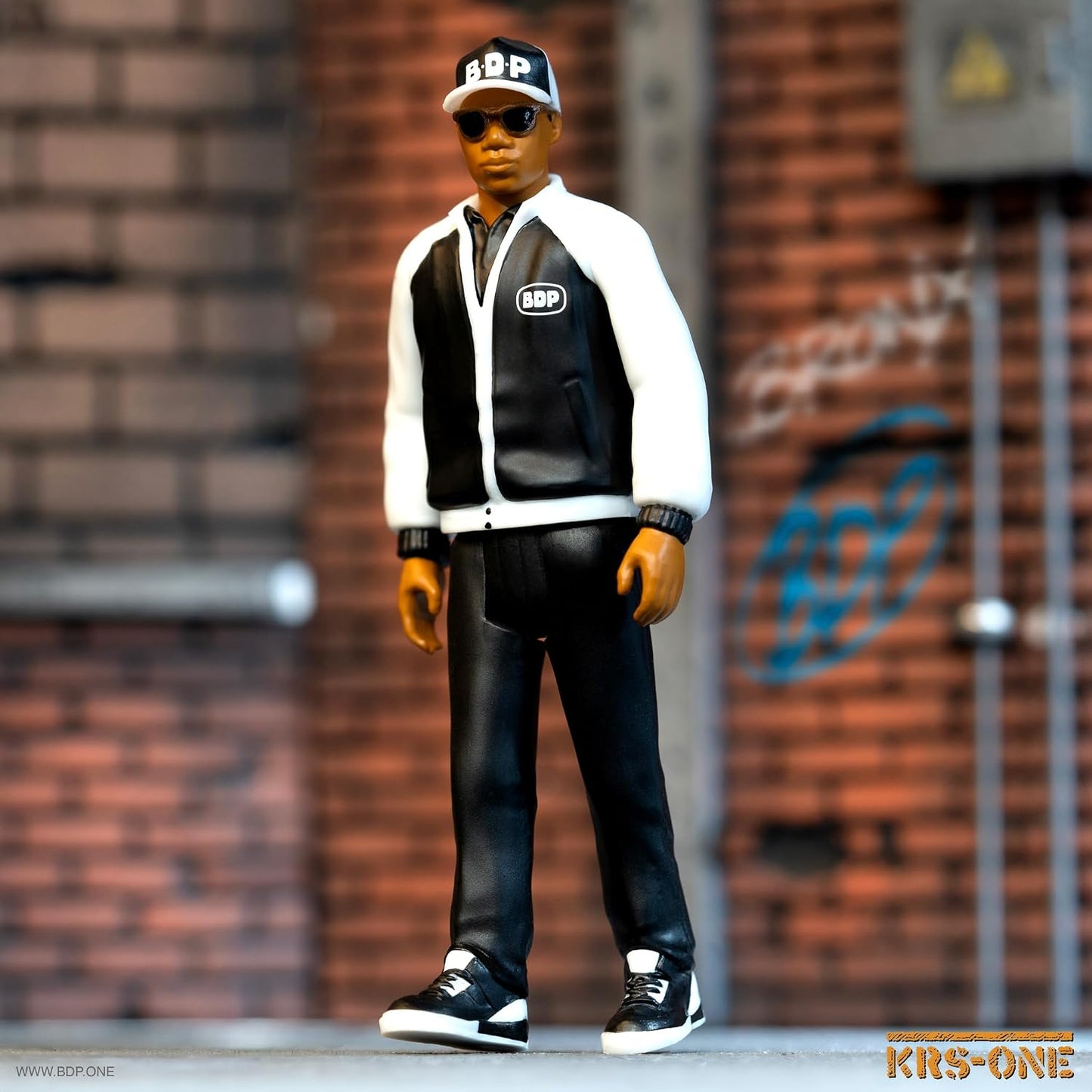 Super7 KRS-One by All Means Necessary BDP - 3.75" KRS-One Action Figure with Accessory Hip Hop Collectibles and Retro Toys