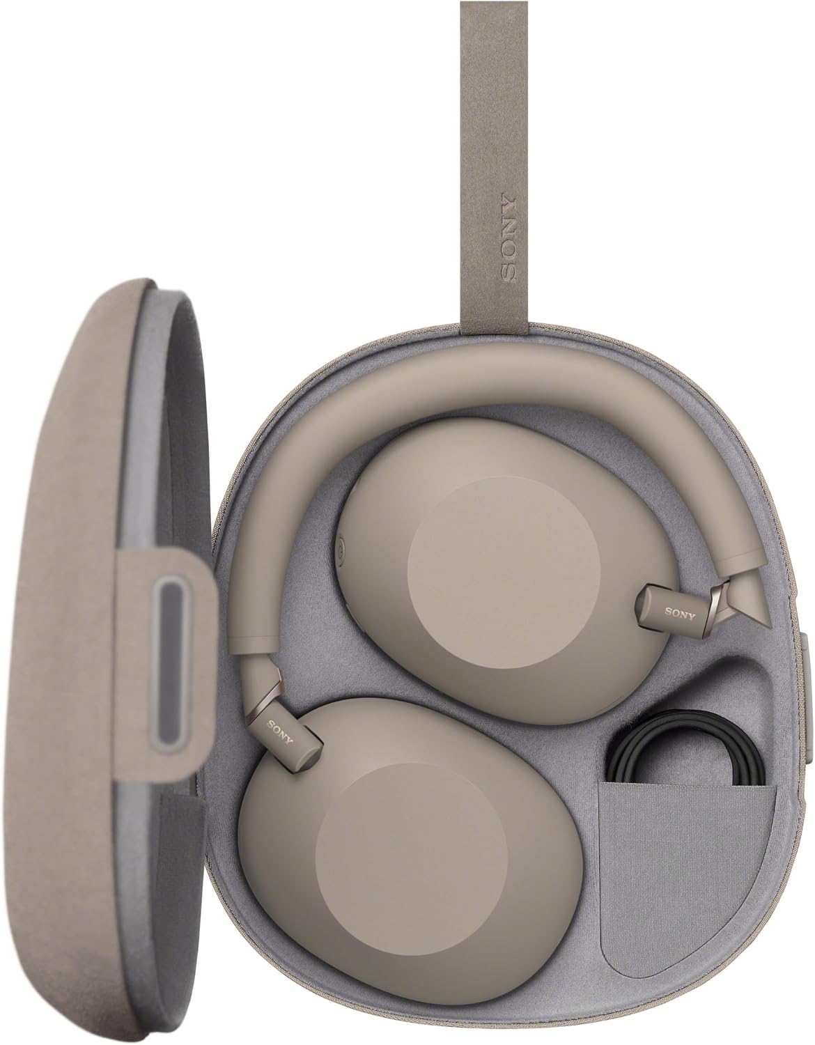 Sony WH-1000XM6 The Best Noise Cancelling Wireless Headphones, Sandstone | HD NC Processor QN3, 12 Microphones, Adaptive NC Optimizer, Mastered by Engineers, Studio-Quality, Up to 30 Hrs of Battery