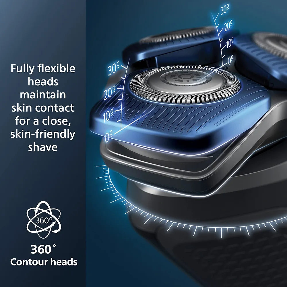 Philips Norelco Shaver 7200 Rechargeable Wet & Dry Electric Shaver with SenseIQ Technology and Pop-up Trimmer (Model S7887/82)