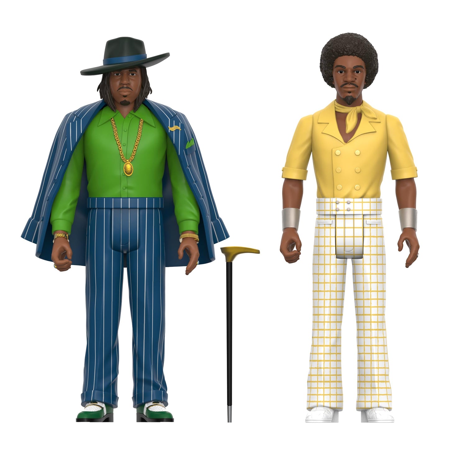 Super7 Outkast Big Boi and André 3000 (ATLiens) - 3.75" Outkast Action Figure with Accessories Hip Hop Collectibles and Retro Toys