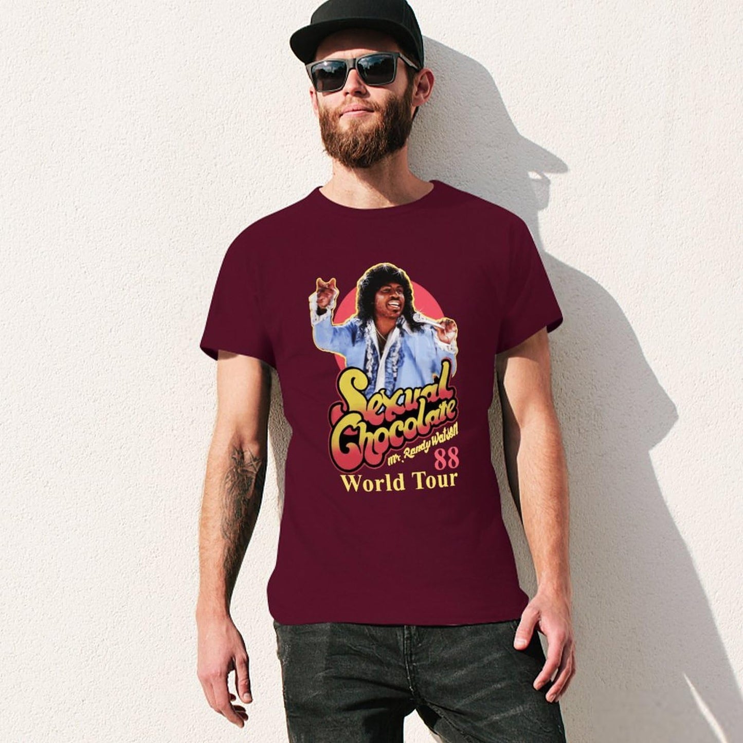 Men 80s Movie Cotton Shirt
