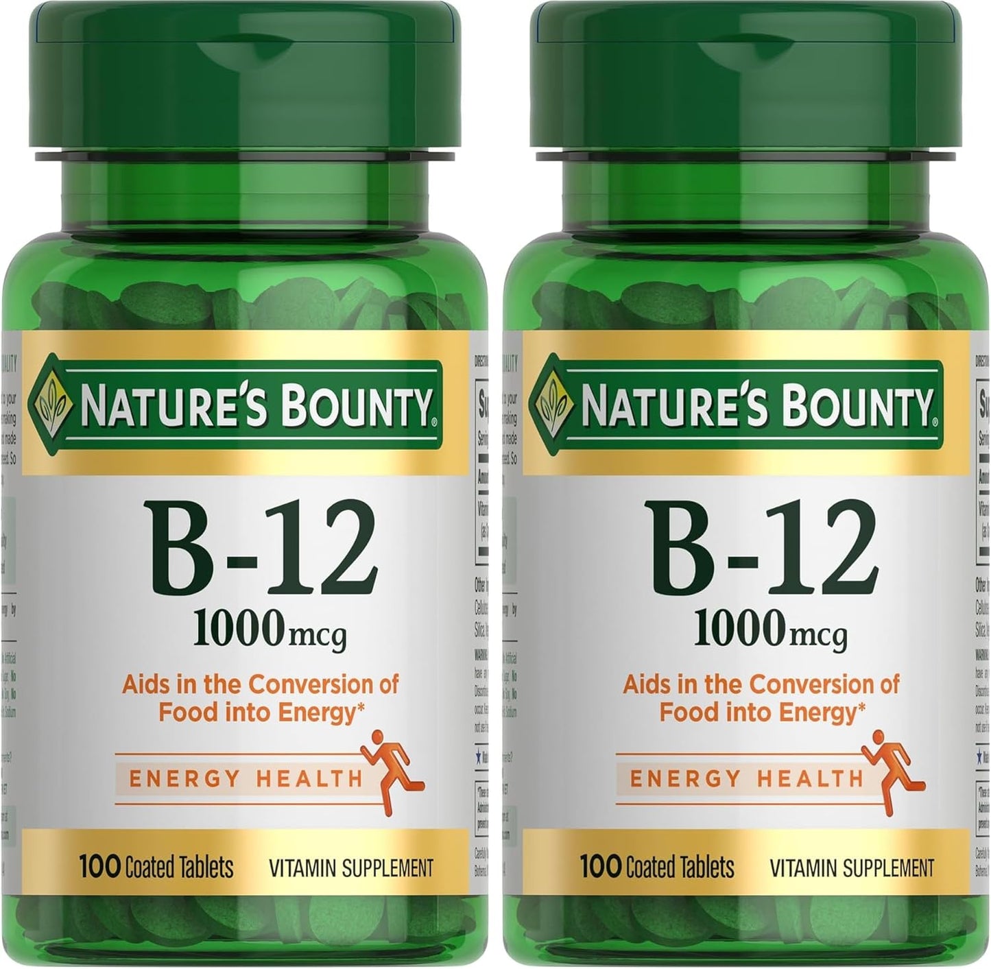 Nature's Bounty Vitamin B12 1000 mcg Supplements, Supports Energy Metabolism, 200 Ct