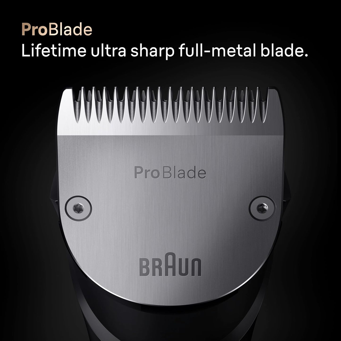 Braun All-in-One Series 9 PRO Men's Electric Beard Trimmer, Hair Clipper, Shaver & Razor for Face, Hair & Body, AIO 9550 with Gillette Labs Razor, Cordless