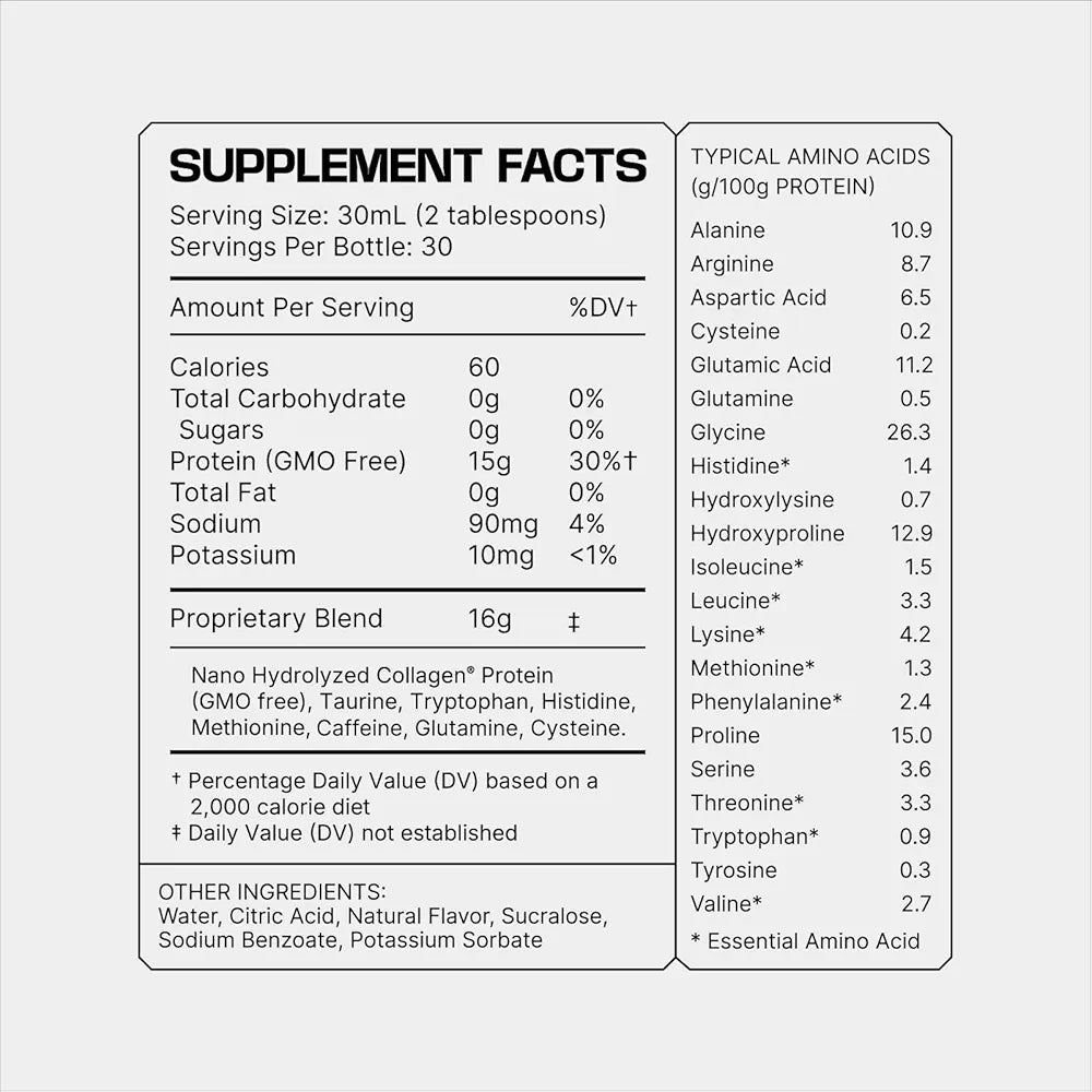 Frog Fuel Power Regular Complete Liquid Protein Shot, 15g, Nano Hydrolyzed & Grass Fed Collagen, Post Workout, Gluten Free, Fat & Sugar Free, 22 Amino Acids, 0 Carbs, Berry, 24 Pack