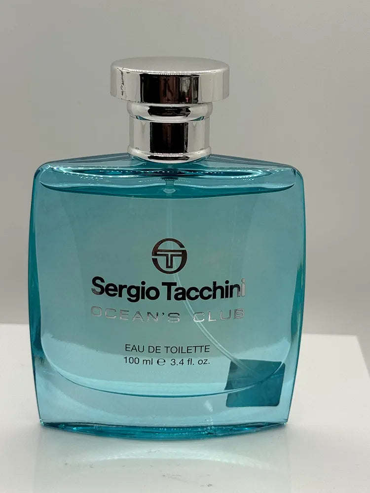 Sergio Tacchini Ocean's Club Eau de Toilette Cologne Spray for Men, 3.4 oz
