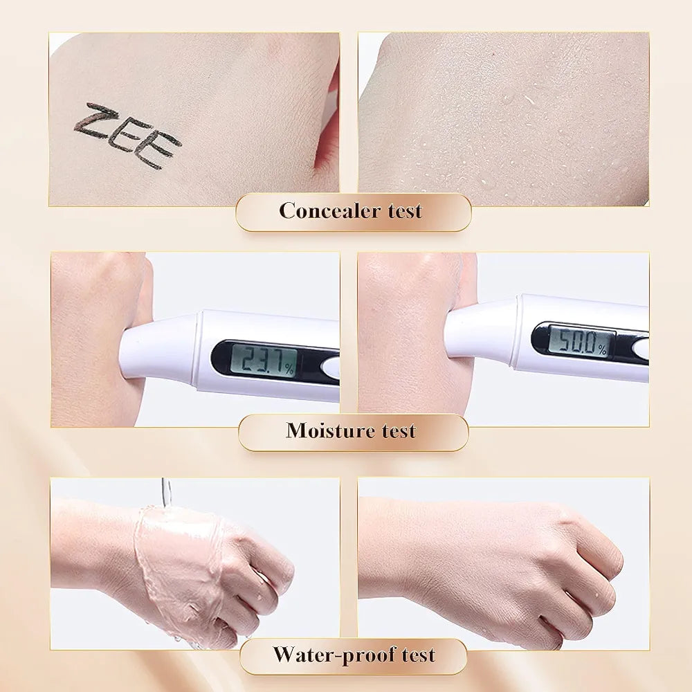 Lightweight CC Cream Foundation & Concealer for Mature Skin - Natural Finish