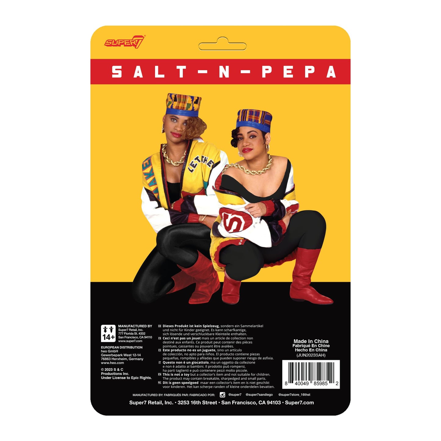 Super7 KRS-One by All Means Necessary BDP - 3.75" KRS-One Action Figure with Accessory Hip Hop Collectibles and Retro Toys