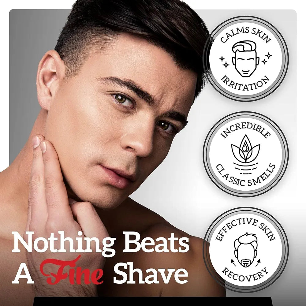 Mr. Fine Platinum Aftershave Balm - 100ml Soothing & Toning Post-Shave Treatment for Men
