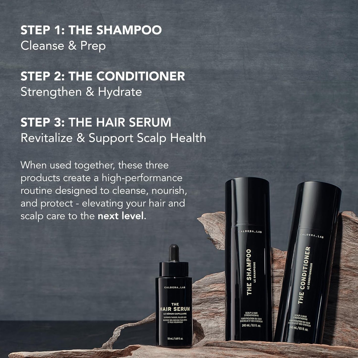 Caldera + Lab Men’s Skincare Set – The Regimen Rich: Cleanser, Moisturizer & Night Serum | Hydrating, Firming & Smoothing | Niacinamide, Clean, All Skin Types | 3-step men’s skincare routine with cleanser, moisturizer & night serum. Hydrates, firms and sm