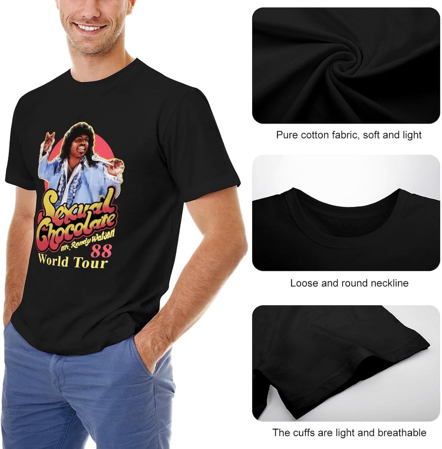 Men 80s Movie Cotton Shirt