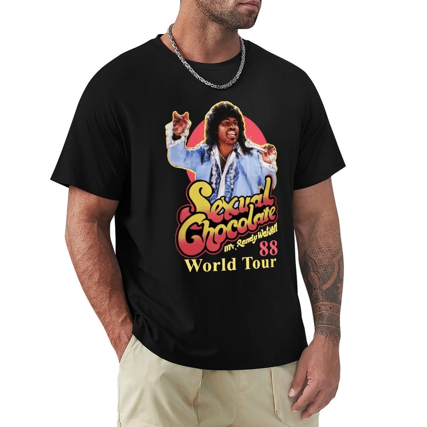 Men 80s Movie Cotton Shirt