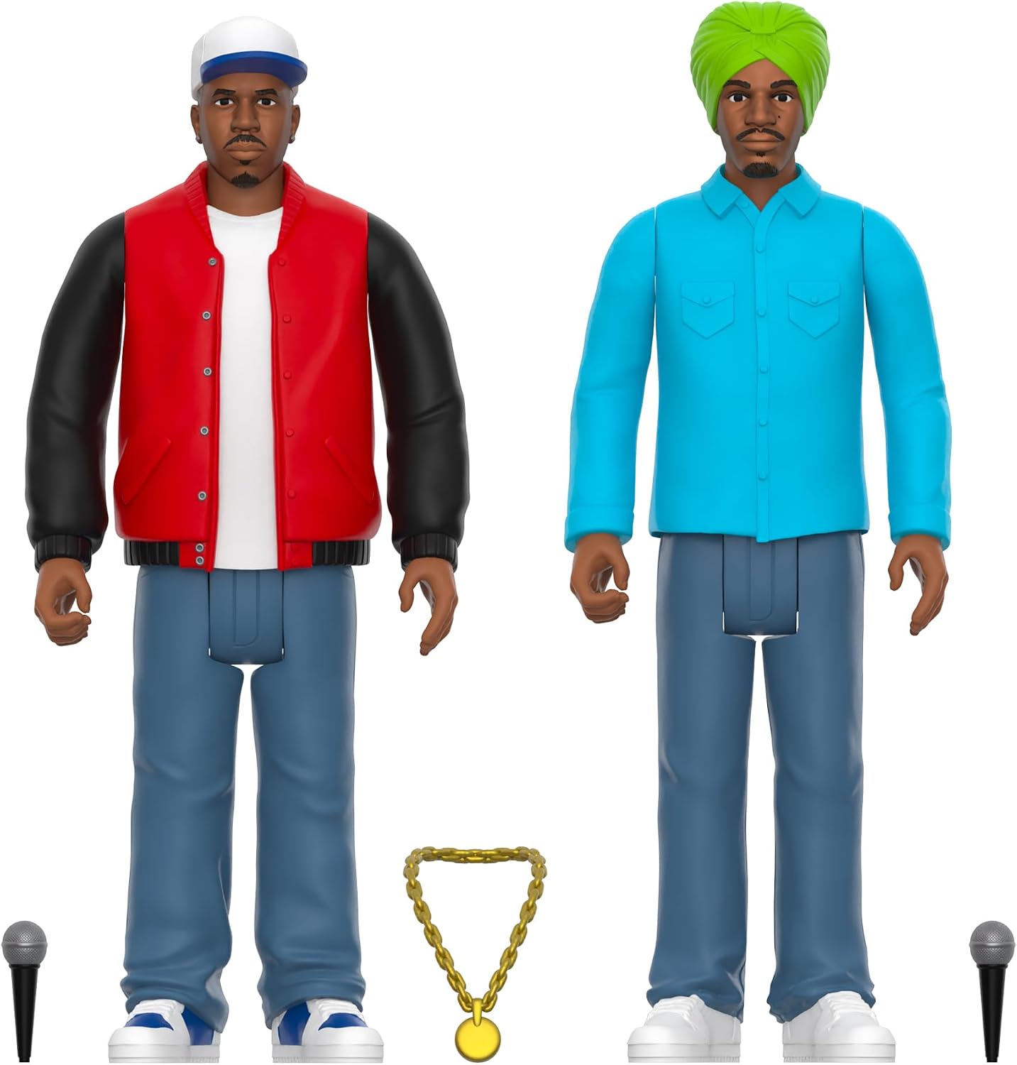 Super7 Outkast Big Boi and André 3000 (ATLiens) - 3.75" Outkast Action Figure with Accessories Hip Hop Collectibles and Retro Toys