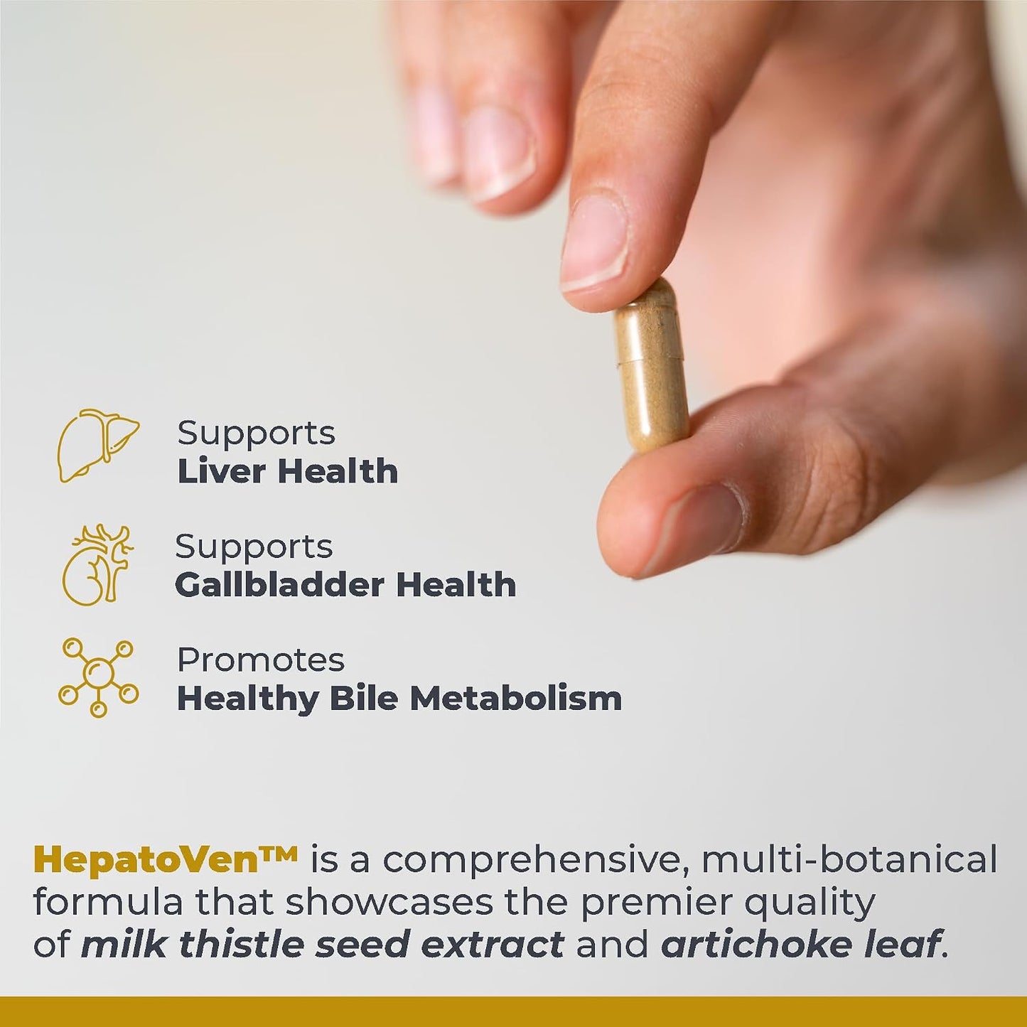 Premier Research Labs HepatoVen - Milk Thistle Liver Support, Liver Cleanse & Maintain, Liver Pills, Liver Vitamins for Women & Men with Artichoke Extract - 60 Vegetarian Capsules