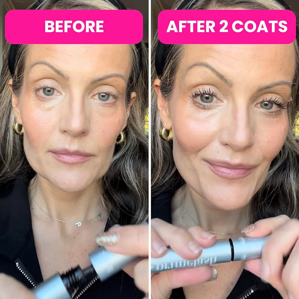 Prime Prometics PrimeLash Volumizing Mascara for Mature Women - Hypoallergenic, Long-Stay, Clump-Free Length