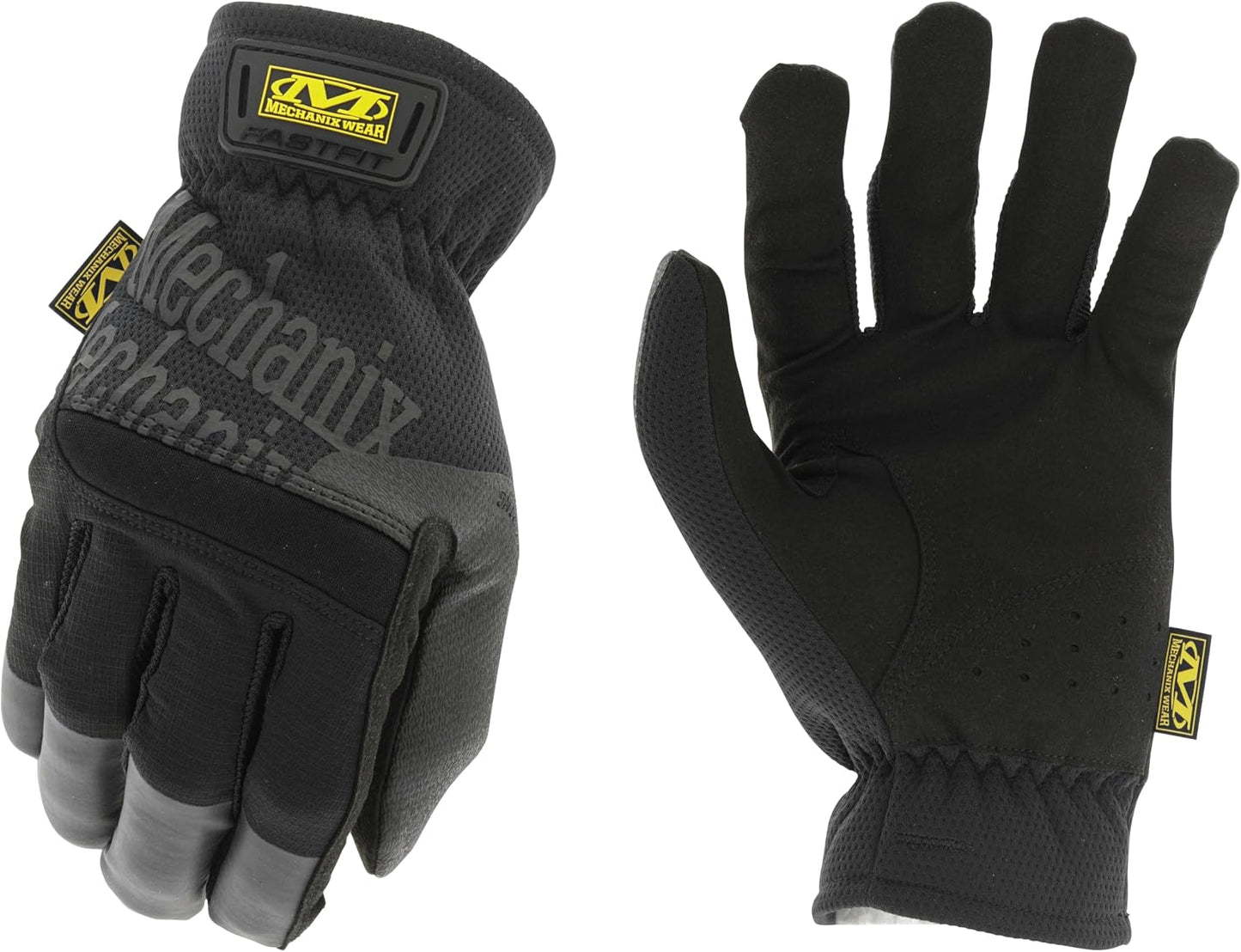 Mechanix Wear: FastFit Work Glove with Elastic Cuff for Secure Fit, Performance Gloves for Multi-purpose Use
