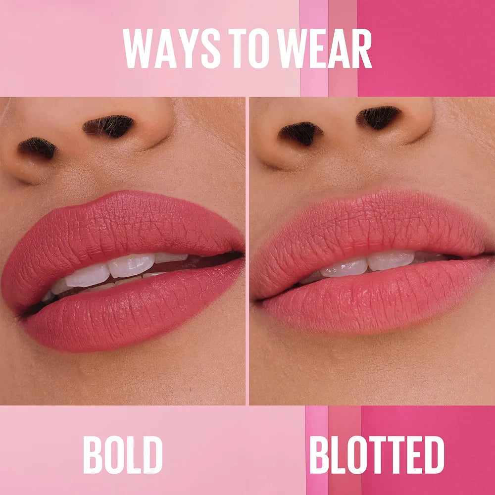 Maybelline Lifter Plump Hydrating Serum Lipstick with Hyaluronic Acid and Chili Pepper, Wild Card