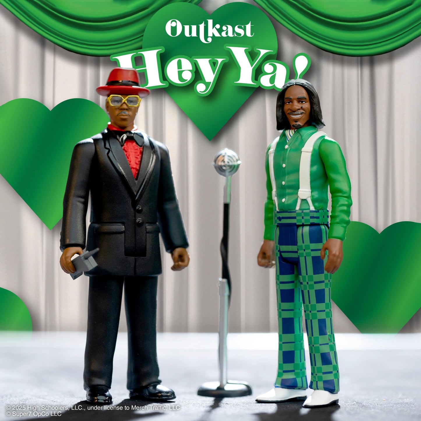 Super7 Outkast Big Boi and André 3000 (ATLiens) - 3.75" Outkast Action Figure with Accessories Hip Hop Collectibles and Retro Toys