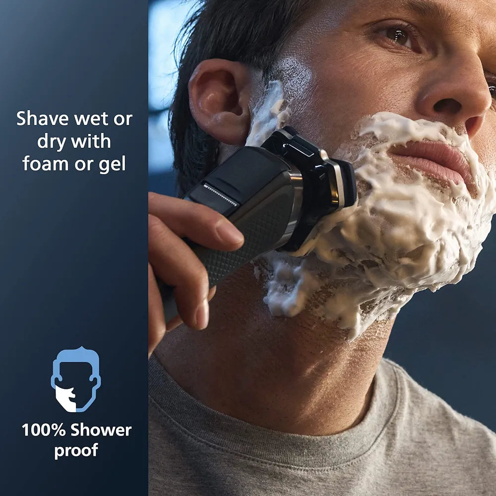 Philips Norelco Shaver 7200 Rechargeable Wet & Dry Electric Shaver with SenseIQ Technology and Pop-up Trimmer (Model S7887/82)