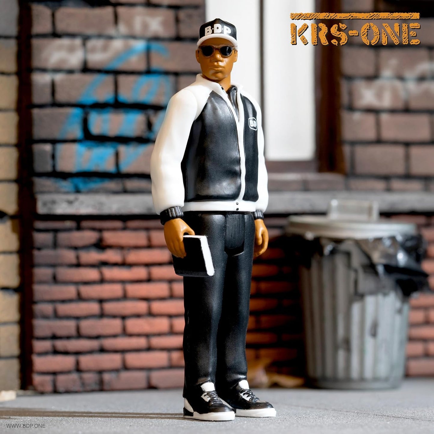 Super7 KRS-One by All Means Necessary BDP - 3.75" KRS-One Action Figure with Accessory Hip Hop Collectibles and Retro Toys