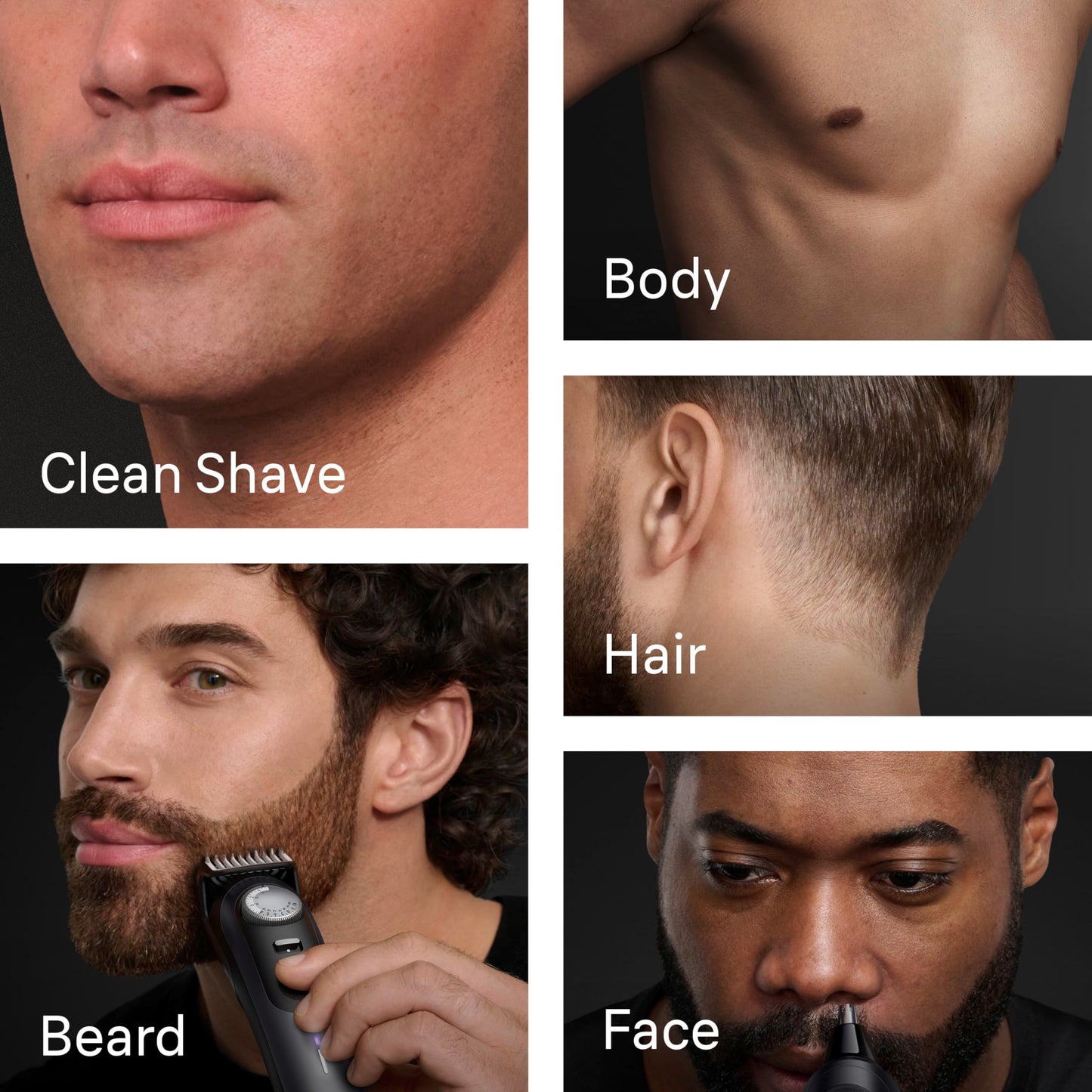Braun All-in-One Series 9 PRO Men's Electric Beard Trimmer, Hair Clipper, Shaver & Razor for Face, Hair & Body, AIO 9550 with Gillette Labs Razor, Cordless