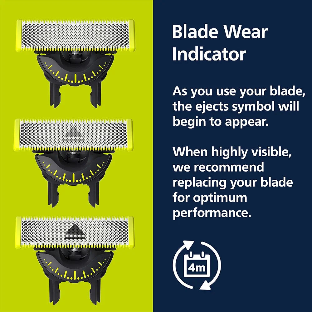 Philips Norelco OneBlade 360 Pro Face + Body Hybrid Electric Trimmer and Shaver with 360 Blade Technology (Model QP6552/90)