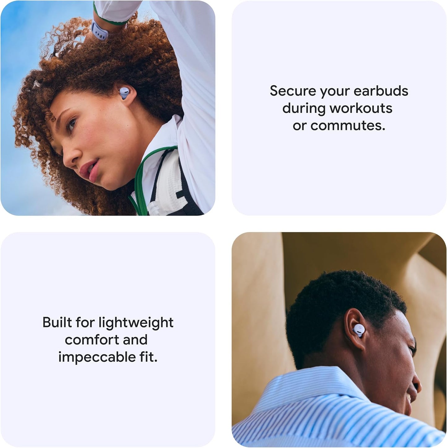 Google Pixel Buds 2a - Wireless Bluetooth Earbuds - Hazel | Active Noise Cancellation, transparency mode, comfortable fit, 20-hour battery, water resistant, help from Gemini