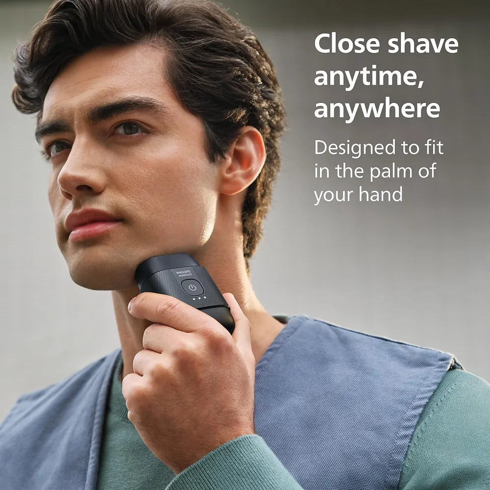 Philips Norelco Shaver 500 Series S591/94: Compact Wet & Dry Electric Shaver with 3D Floating Heads and SteelPrecision Blades