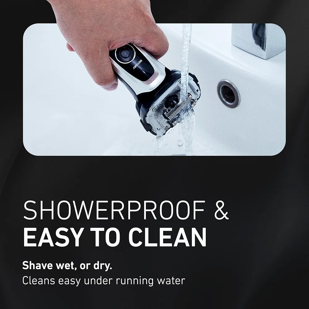 Panasonic ARC5 ES-LV65-S 5-Blade Wet/Dry Electric Shaver for Men with Pop-Up Trimmer, Intelligent Shave Sensor, and Multi-Flex Pivoting Head