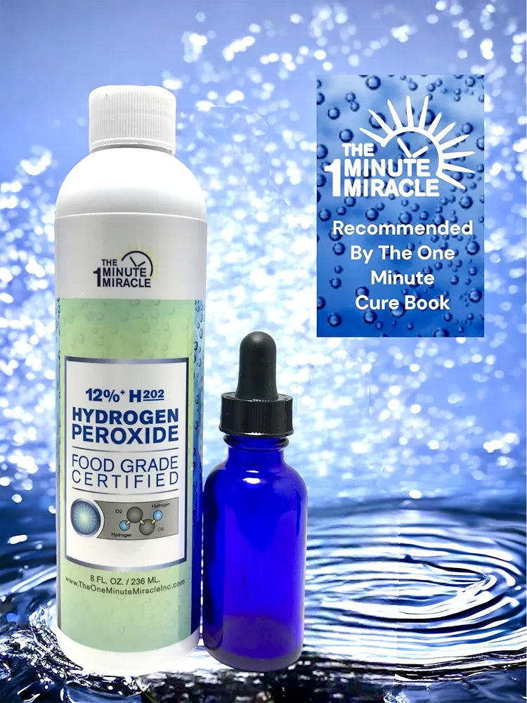 The One Minute Miracle - 12% Hydrogen Peroxide Medical Food Grade and The One Minute Cure Book