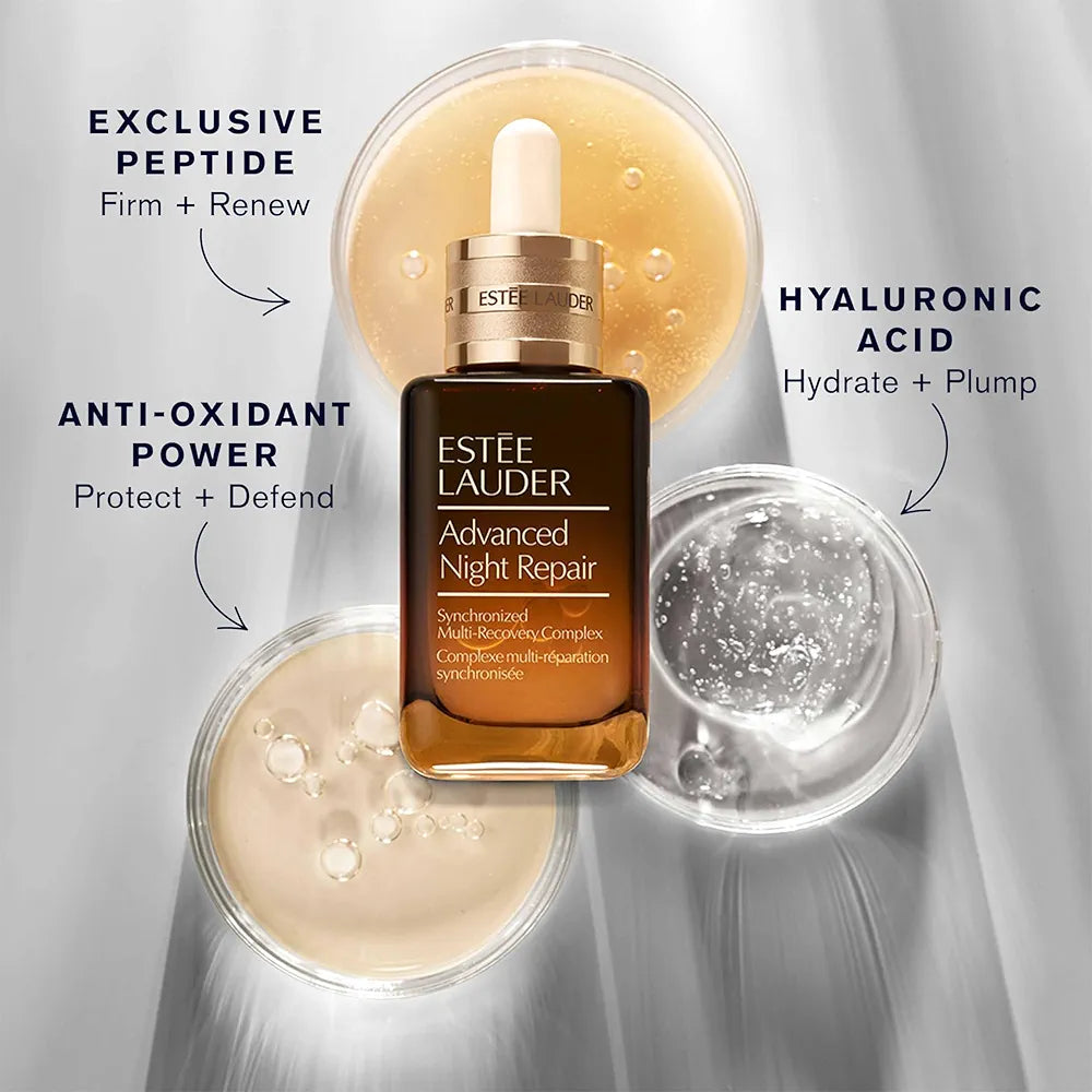 Estée Lauder Get Ready Routine 4-Piece Skincare Gift Set | Cleanse + Repair + Moisturize | Includes Cleanser 1 Fl Oz, Eye Cream 0.17 Fl Oz, Face Serum 0.5 Fl Oz & Moisturizer 0.24 Ounce